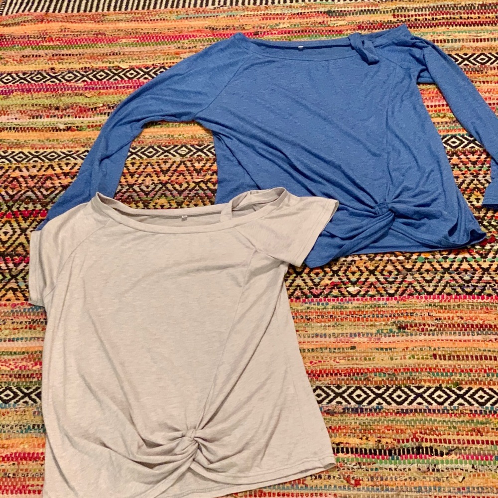 Set of two side tie tops xl